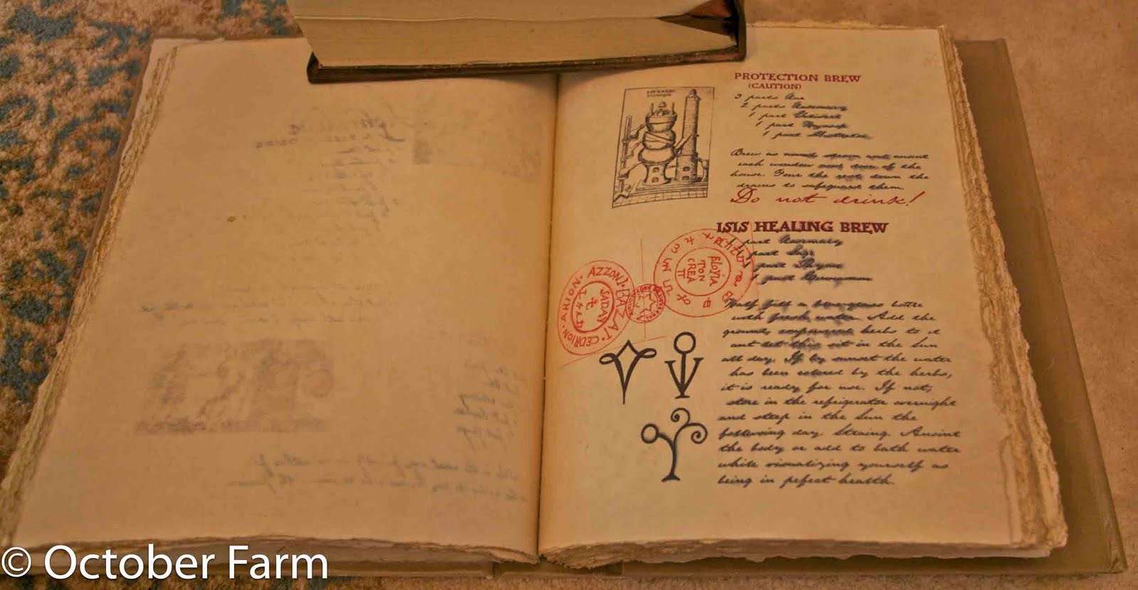 real old magic spell books